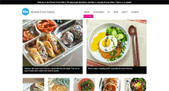 Desktop Screenshot of koreanfoodgallery.com